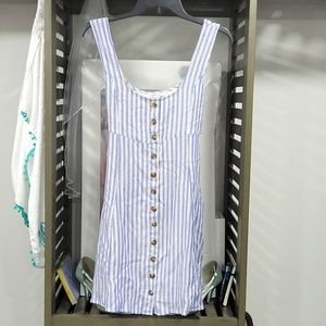 American Eagle striped button up dress